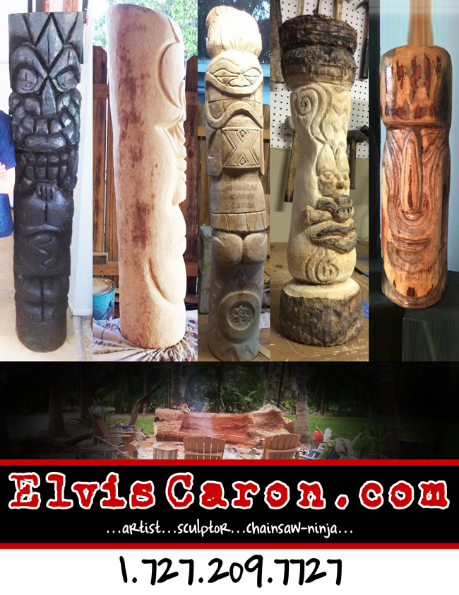 Tiki Carvings