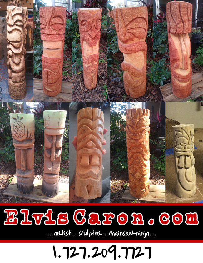 Tiki Carving Portfolio