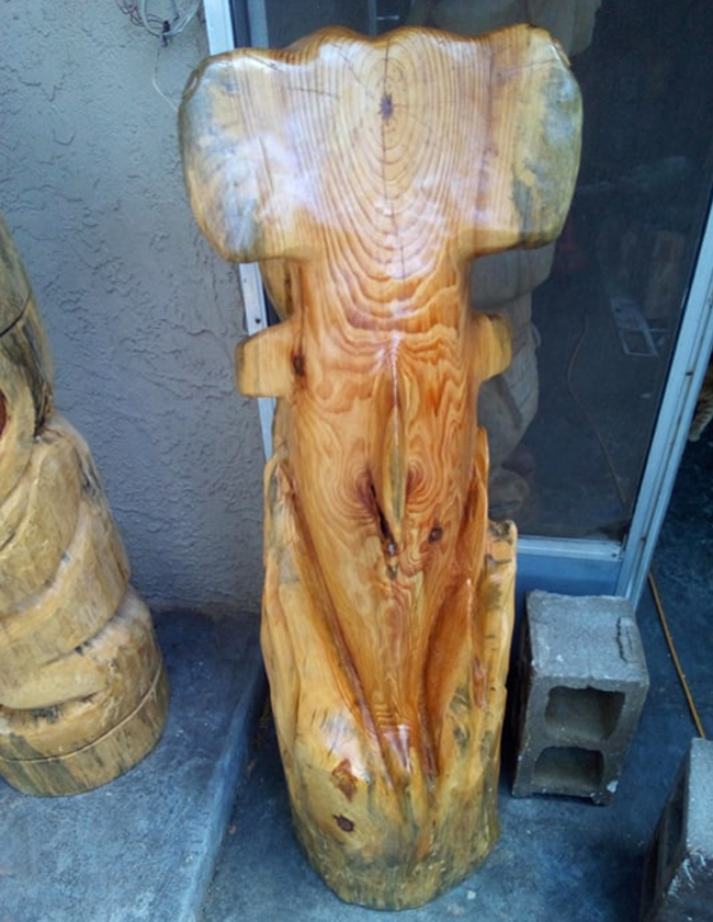 Hammerhead Carving in Florida - Elvis Caron
                  Artist