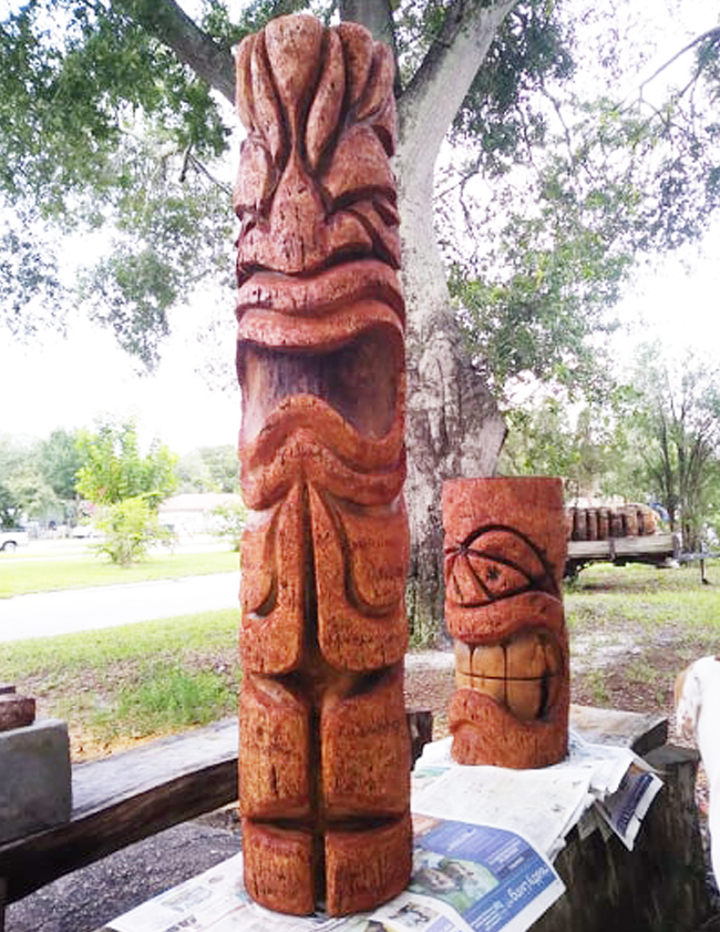 Tiki Carvings
